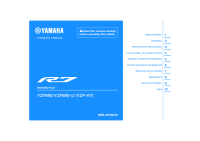 Yamaha YZF-R7 - Owners manual 2022 